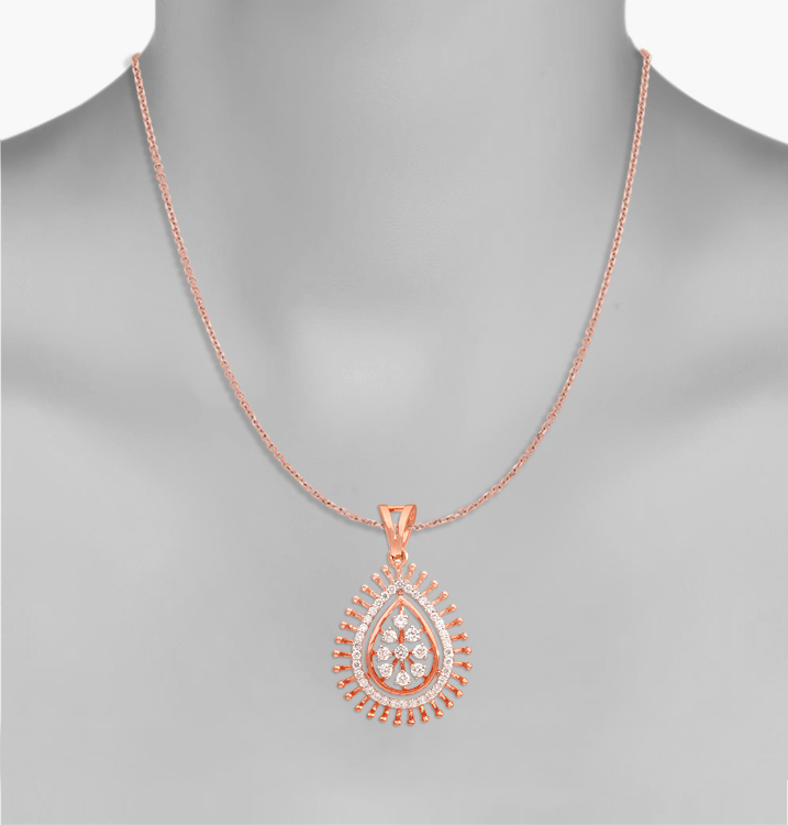 The Decorated Ovate Pendant